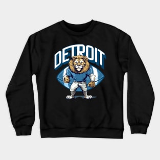 Detroit Football Crewneck Sweatshirt